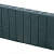 Palissadeband Zwart 6x25x50 cm recht (UITLOPEND)