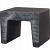 U-Element Zwart 50x40x40 cm
