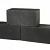 Patioblok strak Antraciet 60x15x15 cm