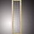 Vuren draadscherm in kader 45x180 cm