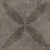 Solostone 3.0 Hormigon Flower Black 90x90x3 cm