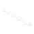 Multi-Edge Metal kantopsluiting Wit 100 cm x 75 mm x 1,5 mm