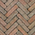 Novoton UWF60 rood/bruin getrommeld (98 st./m²)
