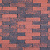 Actionline waalformaat getrommeld Rood/Zwart 20x5x7 cm