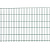 Dubbelstaafs gaasmat groen 100x200 cm