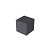 Schellevis® zitelement vierkant Antraciet 50x50x50 cm