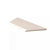 Schellevis® Zwembadrand hoekstuk verstek links Creme 100/60x40x5 cm