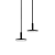 In-Lite Surface SWAY PENDANT DUO 100-230V BLACK (SET COMPLEET)