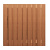 Hardhouten scherm 180x180 cm, 19 planks (17+2)