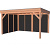Douglas Overkapping Premium Geschaafd 400x400 cm