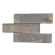 Patioblok strak Bruin / Zwart 60x12x12 cm