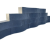 Patio Wave Antraciet 60x15x15 cm