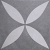 GeoCeramica Ambiente Antracite Flower 60x60x4 cm