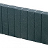 Palissadeband Zwart 8x35x50 cm recht
