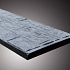 Betonnen onderplaat antraciet gecoat rotsmotief 184x36x3 cm