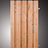 Douglas deur stalen frame geschaafd universeel 190x100 cm (UITLOPEND)