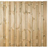 Grenen scherm verticaal 180x180 cm, 19 planks