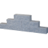 Splitblok Noors Grijs 29x9x8,9 cm