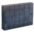 Palissadeband Zwart 8x35x50 cm recht (UITLOPEND)