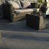 Granitops Plus Grey Black 60x30x4,7 cm (UITLOPEND)