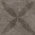 Solostone 3.0 Hormigon Flower Black 90x90x3 cm