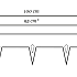 Multi-Edge Metal kantopsluiting Wit 100 cm x 75 mm x 1,5 mm