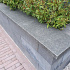 Vietnamees Black Basalt afdekrand 100x20x3cm