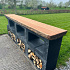 U-Element Zwart 50x40x40 cm