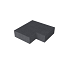 Schellevis® trap hoekstuk 90° binnen (37/15) Antraciet 60x60 cm
