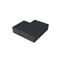 Schellevis® trap hoekstuk 90° buiten (37/15) Carbon 60x60 cm