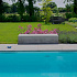 Schellevis® Zwembadrand hoekstuk verstek rechts Creme 100/60x40x5 cm
