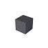Schellevis® zitelement vierkant Antraciet 50x50x50 cm