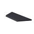 Schellevis® Zwembadrand hoekstuk verstek links Carbon 100/60x40x5 cm