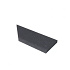 Schellevis® Zwembadrand hoekstuk verstek rechts Antraciet 100/60x40x5 cm