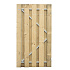 Vuren deur stalen frame universeel 180x100 cm