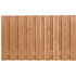 Coloured Wood scherm geschaafd 130x180 cm, 19 planks