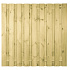 Grenen scherm verticaal 180x180 cm, 19 planks