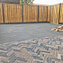 Betonnen onderplaat antraciet 184x25x3 cm