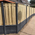 Betonnen onderplaat rotsmotief antraciet 184x36x3 cm