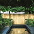Vuren scherm 180x180 cm, 21 planks