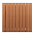 Hardhouten scherm 180x180 cm, 17 planks (15+2)