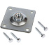 Betonpoer zwart incl. bevestingsplaat 12/22x40 cm