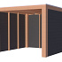 Douglas Overkapping Excellent 400x400 cm