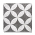 GeoProArte® Flowers Dark Grey Flower 60x60x4 cm