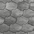 Organic Amiata 39x53x6 cm (Grijs genuanceerd)