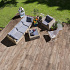 GeoCeramica Timber Noce 120x30x4 cm