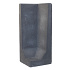 L-Hoekelement Zwart 100x40x40 cm