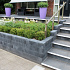 Patioblok strak Antraciet 60x15x15 cm