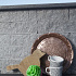 Splitblok Noors Grijs 29x9x8,9 cm