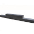 Patioblok strak Antraciet 60x12x10 cm